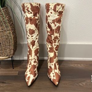 Mixx Shuz Vegan Cowprint Calf Boot